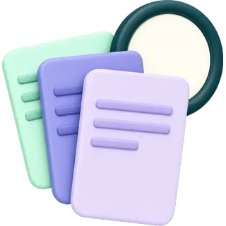 Documentos guardados junto a un reloj
