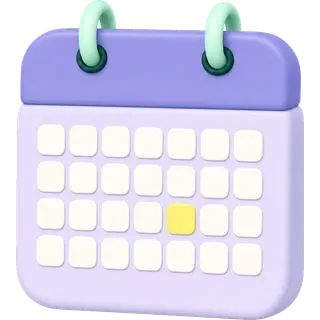 Un calendario con un día marcado
